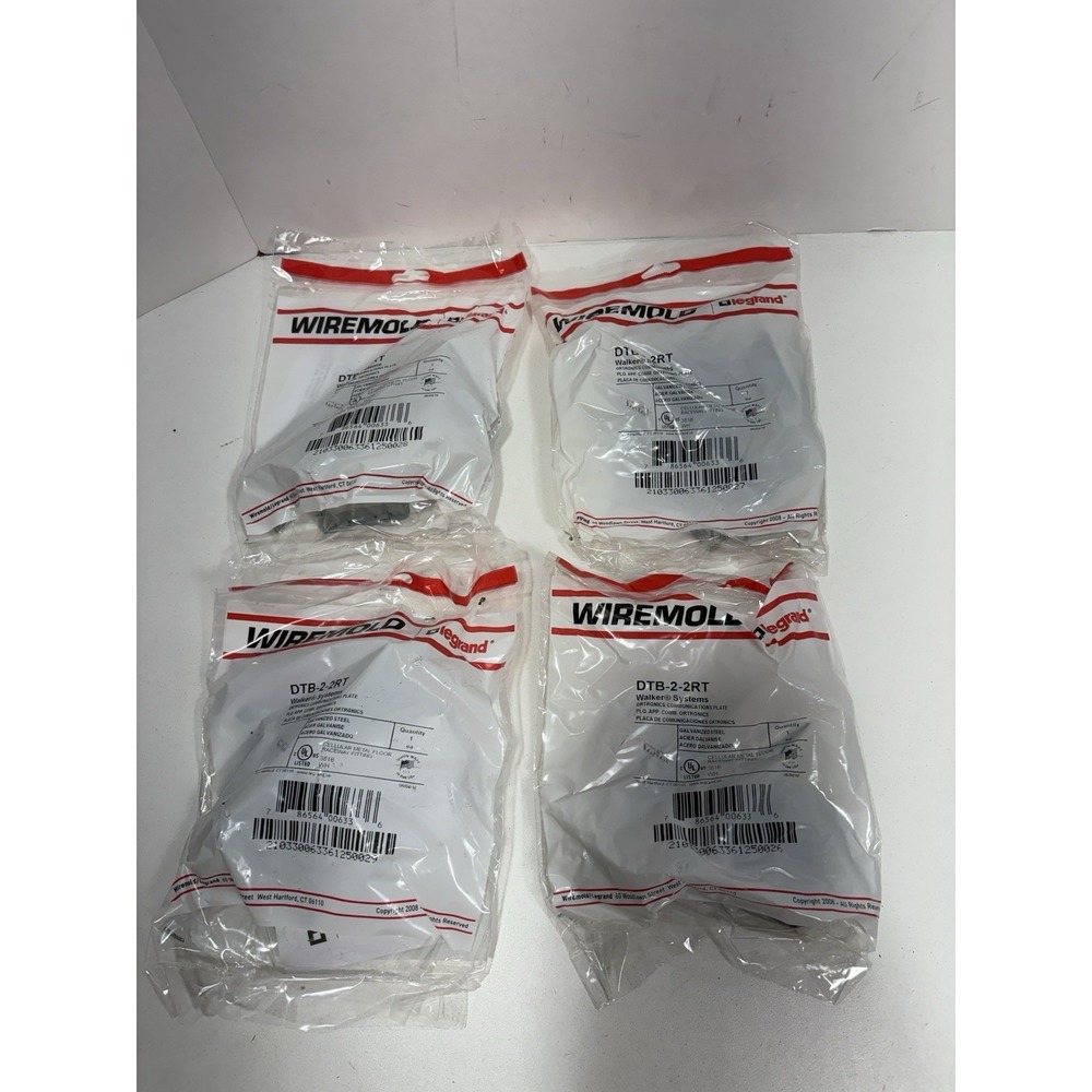 LEGRAND Wiremold‎ DTB-2-2RT Lot of 4 / DTB22RT  New Sealed
